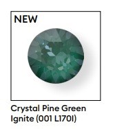 Шатон Swarovski 1088 Crystal Pine Green Ignite ss29 (6.2 мм) 1 шт СП SW-474 - фото 44339