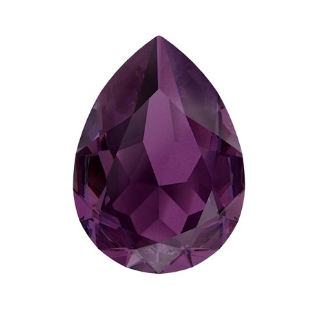 Капля Swarovski 4320 18x13 мм Amethyst Ignite 1 шт SW-545 - фото 44508