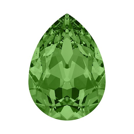 Капля Swarovski 4320 8х6 мм Fern Green 1 шт SW-483 - фото 44521