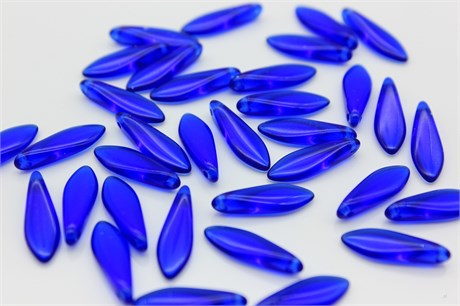 Бусина Dagger 5*16 мм с одним отверстием Cobalt Blue, 30080 1 шт 33782 - фото 46904