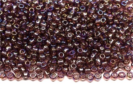 Бисер Toho Round 11/0 TR-11-166B - Transparent-Rainbow Med Amethyst 10 гр (Япония) 35662 - фото 50039