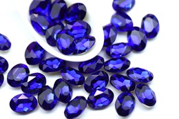 #4120 Oval 10*8 мм Aurora Capri Blue 007998