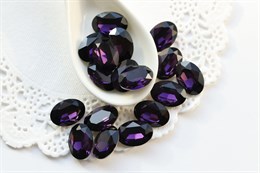 #4120 Oval 14*10 мм Aurora Purple Violet 009161