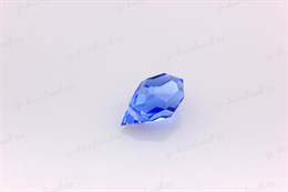 Подвеска  Preciosa Drop Pendant (681)  6*10 мм Sapphire / 1 шт (Чехия)