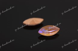 Наветты Aurora Crystal Peach Delite / 10x5 мм 1 шт (стекло K9)