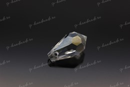 Подвеска  Preciosa Drop Pendant (984)  5,5*11 мм Crystal Argent Flare / 1 шт (Чехия)