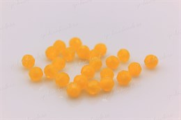 Бусины граненые стеклянные , рондели 4 мм, R-54 цвет оранжевый, 40 шт (Китай)
