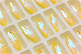 Слим наветт 4221 AURORA Crystal Sunshine Delite / 15x4 мм 1 шт (стекло K9)