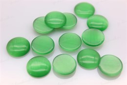 Шелковый кристалл 12 мм, Зеленый, 1 шт