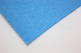 Фетр жесткий EFCO, 2 мм, 15x 22 см, Плотность: 350г/м2, голубой / 1 шт / полиэстер (Германия)