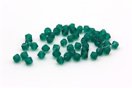 Биконусы Preciosa  Emerald Matt 3мм 50 шт