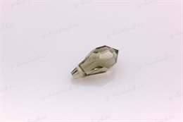 Подвеска  Preciosa Drop Pendant (984)  5,5*11 мм Black Diamond / 1 шт (Чехия)