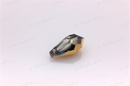 Подвеска  Preciosa Drop Pendant (984)  5,5*11 мм Crystal Aurum half / 1 шт (Чехия)