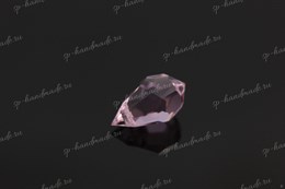 Подвеска  Preciosa Drop Pendant (681)  6*10 мм Pink Sapphire / 1 шт (Чехия)