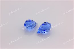Подвеска  Preciosa Drop Pendant (681)  6*10 мм Sapphire / 1 шт (Чехия)