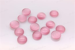 Шелковый кристалл 8 мм, Розовый, 1 шт