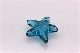 Подвеска Swarovski Starfish 6721 Indicolite  16 mm 1 шт ПС-14