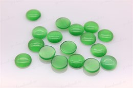 Шелковый кристалл 8 мм, Зеленый, 1 шт