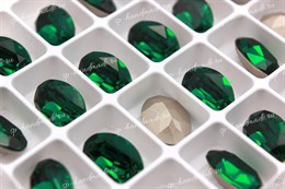 Овал Preciosa Emerald / Maxima 14x10 мм 1 шт (Чехия)
