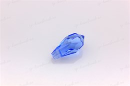 Подвеска  Preciosa Drop Pendant (984)  5,5*11 мм Sapphire / 1 шт (Чехия)
