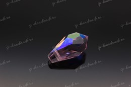 Подвеска  Preciosa Drop Pendant (984)  5,5*11 мм Pink Sapphire AB / 1 шт (Чехия)