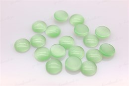 Шелковый кристалл 8 мм, Бледно-Зеленый, 1 шт
