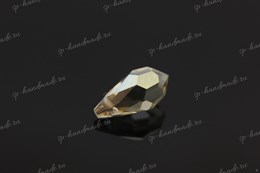 Подвеска  Preciosa Drop Pendant (984)  5,5*11 мм Crystal Blond Flare / 1 шт (Чехия)