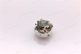 Шатоны Preciosa Crystal Velvet / оправа - цвет серебро / Maxima ss34 / 7,05-7,25 мм 1 шт (Чехия)