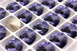 Риволи хрустальный Preciosa Tanzanite / Maxima 14 мм 1 шт (Чехия) PR-931
