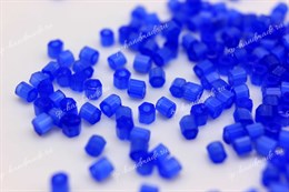 Рубка Preciosa Ornela сатиновая 35061 синяя, 10/0 2,3 мм, 5 гр