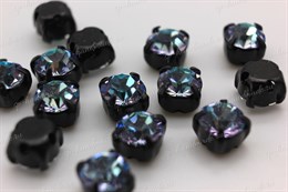 Шатоны Preciosa Crystal Vitrail Light, оригинальная оправа - цвет черный, Maxima ss29, 6.15-6.35 мм 1 шт (Чехия)