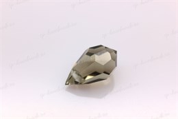 Подвеска  Preciosa Drop Pendant (681)  9*15 мм Black Diamond / 1 шт (Чехия)