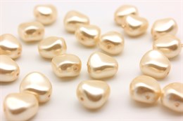 Хрустальный жемчуг Preciosa Maxima (Pearl Elliptic) 11х9,5 мм Cream, 1 шт