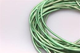 Канитель мягкая глянцевая Light Green 1 мм 5 гр (Индия) ИК-25