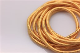 Канитель фигурная витая, цвет золотой Gold, 1,5 мм, 5 гр (Индия)