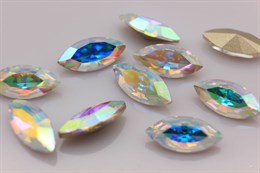 Наветт Aurora Crystal AB / 15x7 мм 1 шт (стекло K9)