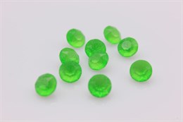 Шатон 1088, Aurora Crystal  Electric Green  8 мм 1 шт (стекло K9)