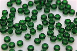Бисер Preciosa Ornela  круглый 50060 темно-зелёный  8/0 2,9 мм  5 гр (Чехия)