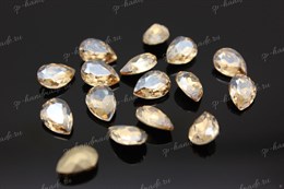 Капли Baroque Pearl 4320 Aurora Crystal Golden Shadow / 10x7 мм 1 шт (стекло K9)