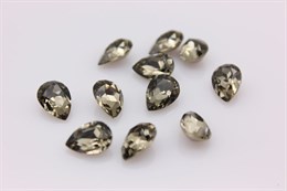 Капля Preciosa Maxima  10х7 мм  Black Diamond 1 шт  (Чехия)