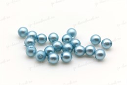 Стеклянный жемчуг PRECIOSA Ornela матовый 3 мм №70136 светлый голубой 30 шт