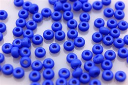 Бисер Preciosa Ornela  круглый 33040 синий непрозрачный 8/0 2,9 мм  5 гр (Чехия)