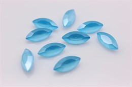 Наветт Aurora   15х7мм  Crystal Summer Blue 1 шт  (стекло K9)
