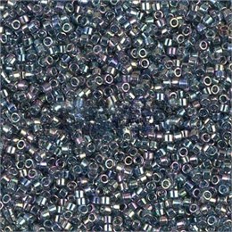 Delica 11/0 Transparent Blue Grey Luster AB DB0111 - Transparent Blue Grey Luster AB