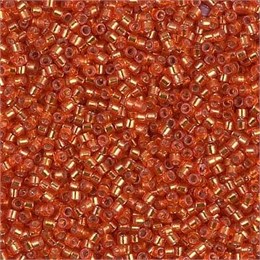 Delica 11/0 Duracoat S/L Dyed Clementine DB2158 - Duracoat S/L Dyed Clementine