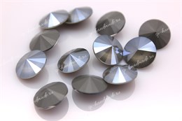 1122 Rivoli 12 мм - Lacquer Dark Grey F (#001L111S)  Swarovski 4917