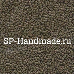 Delica 11/0 Dyed Opaque Olive DB0657 - Dyed Opaque Olive