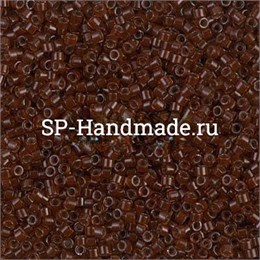 Delica 11/0 Dark Topaz Lined Rootbeer DB1392 - Dark Topaz Lined Rootbeer