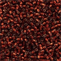 Delica 11/0 Silver Lined Dark Cranberry DB1202 - Silver Lined Dark Cranberry
