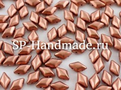 Бусины GemDuo 8x5 мм Crystal Bronze Copper 00030/01780 , 5 гр, Чехия